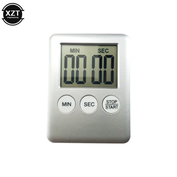 S9b6cba63790b4001b3baee6113159fa7E.webp Magnetic Kitchen Timer Digital Cooking Baking LCD Count Down Up Loud Alarm Countdown Alarm Magnet Clock Sleep Clock Kitchen Sup