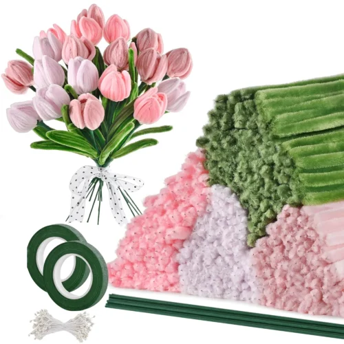 572Pcs Pipe Cleaners Craft for Flowers