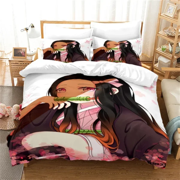 S9be467c25d8649ceb10c88be345e4171M.webp Nezuko Kamado Bedding Set
