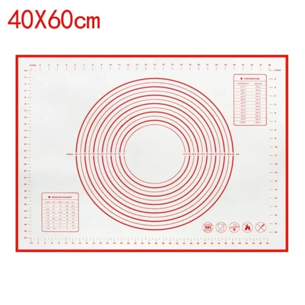 S9f5c1afd7ee645bd95a7d0234529b529n.webp UNTIOR 1PCS Silicone Baking Mat Kneading Pad Dough Mat Pizza Cake Dough Maker Kitchen Cooking Grill Non-Stick Gadgets Bakeware