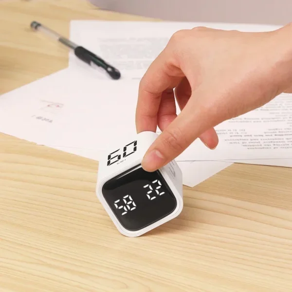 Sb30ee1fd38f743258a7fb5e2a16a305bR.webp Productivity Cube Timer Gravity Sensor Flipping LED Display 4 Preset Time Dual Modes Countdown Cooking Study Mini Digital Timer