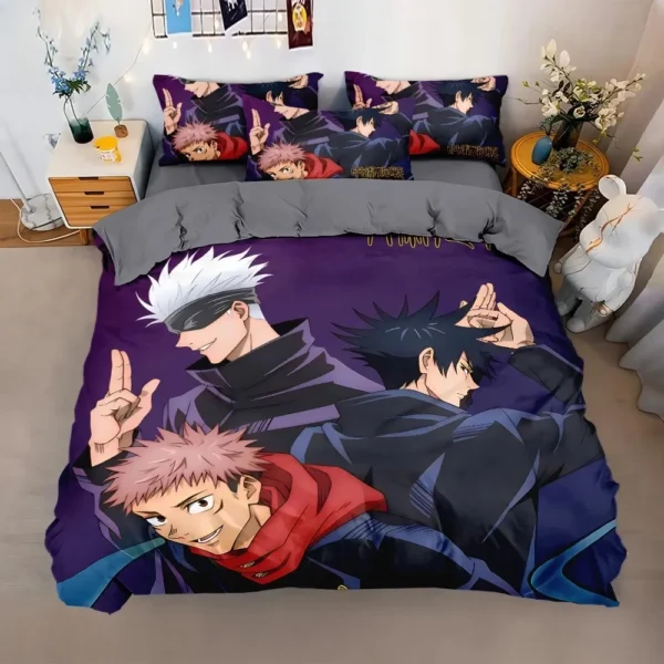 Sb5f49c37f59f4d94bf7fcacf31b6e5d1K.webp Jujutsu Kaisen Satoru Gojo Bedding Set