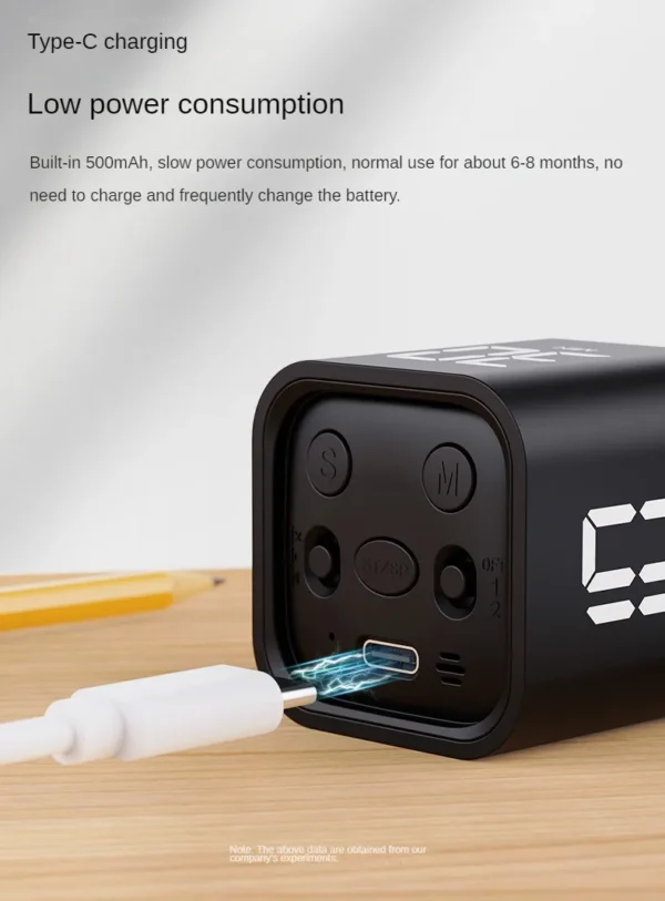 Sb7dd55a7224d41d69ff85e70c5bacb5fM.webp Productivity Cube Timer Gravity Sensor Flipping LED Display 4 Preset Time Dual Modes Countdown Cooking Study Mini Digital Timer