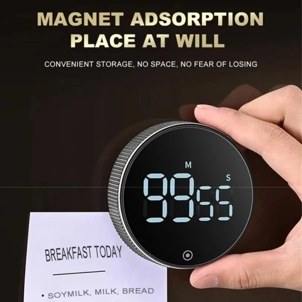 Sb7fb9861936d4d9b95115def20bca0e5k.webp Dinrgo Magnetic Digital Timers Manual Countdown Kitchen Timer Countdown Clock Mechanical Counter for Cooking Shower Study