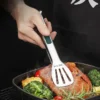 Sba31acc3f018496b994d6a7178c6e416B.webp 1pc Non Slip Stainless Steel Food Tongs Meat Salad Bread Clip Barbecue Grill Buffet Clamp Cooking Tools Kitchen Accessories