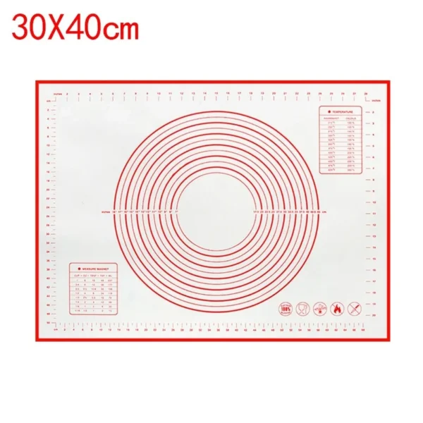 Sbfc29db5dbea49beb5adac25223f374f0.webp UNTIOR 1PCS Silicone Baking Mat Kneading Pad Dough Mat Pizza Cake Dough Maker Kitchen Cooking Grill Non-Stick Gadgets Bakeware