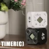 Sc035b71eb2f64dfbb26852fec6a981b8Q.webp Productivity Cube Timer Gravity Sensor Flipping LED Display 4 Preset Time Dual Modes Countdown Cooking Study Mini Digital Timer