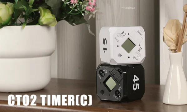 Sc035b71eb2f64dfbb26852fec6a981b8Q.webp Productivity Cube Timer Gravity Sensor Flipping LED Display 4 Preset Time Dual Modes Countdown Cooking Study Mini Digital Timer
