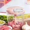 Scd1377ccae1745bbb618bc4548ec2ccaI.webp 900/500ML GarlicChopper Manual Rotate Vegetable Cutter Choppers Slicer Fruit Garlic Crusher Kitchen Gadget Blenders Meat Grinder