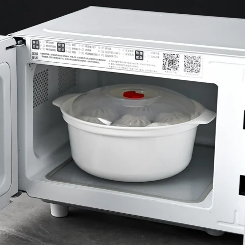 Microwave Oven Special Box Heated Soup Pot Rice Steamed Hot Steamed Buns Buns With Lid Eco-friendly Food Grade Kitchen Tool