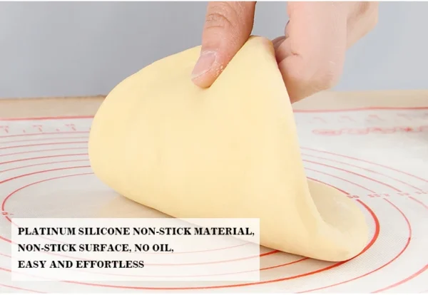 Sda10224d0e884ee882deb2018240ab08I.webp UNTIOR 1PCS Silicone Baking Mat Kneading Pad Dough Mat Pizza Cake Dough Maker Kitchen Cooking Grill Non-Stick Gadgets Bakeware