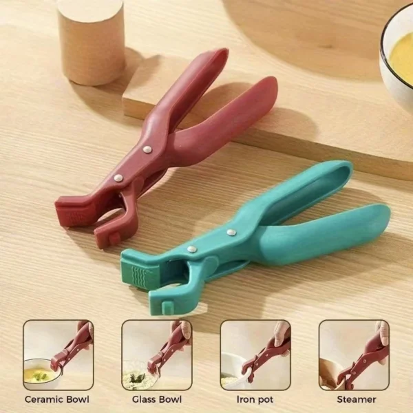 Sdac5f9e4d2f94164907eb18ea8310aaaZ.webp 2/1Pcs Anti-Scald Clips Hot Dish Plate Gripper Kitchen Non-slip Bowls Clamp Holder for Frying Pans Air Fryer Steamers Oven