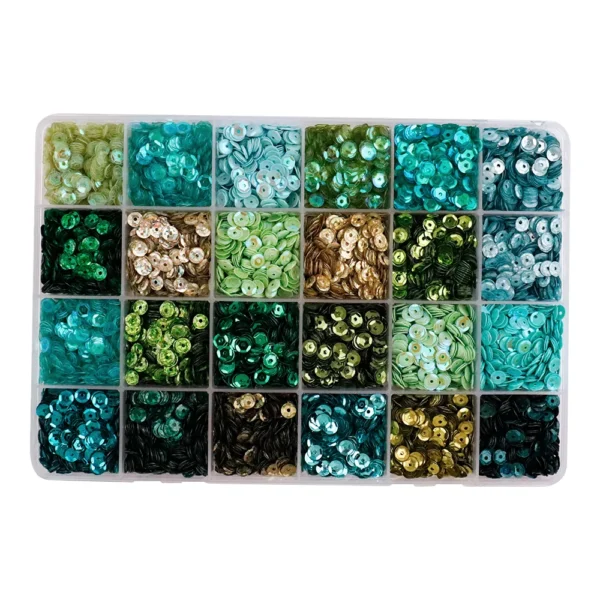 Sdca9412c52c24c939cdb8deb8b253dedv.webp 24 Colors Bright Sequins Round Flatback Confetti Paillettes