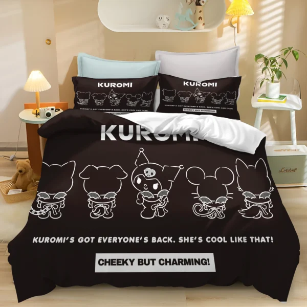 Se7d1d0a1d4564471b134557733e6f57aU.webp Kuromi Bedding Sets