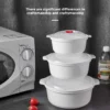 Sed3d61b5ce8b40478eb77810fd0f76c8c.webp Microwave Oven Special Box Heated Soup Pot Rice Steamed Hot Steamed Buns Buns With Lid Eco-friendly Food Grade Kitchen Tool