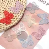 Sf75b6636eebb43f2a14608ffb9556508N.webp 20Pcs/Lot 3.5*4.5cm Embroidery Fabric Butterfly Flowers