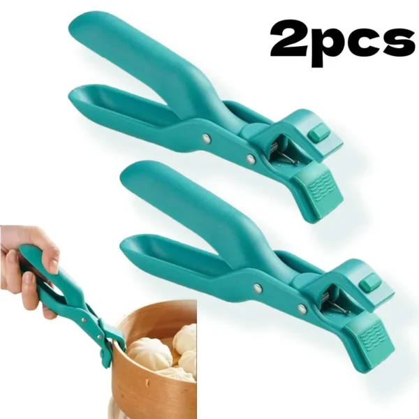 Sf7a5c4f5fa7a45b194261c35d6fa3f3b1.webp 2/1Pcs Anti-Scald Clips Hot Dish Plate Gripper Kitchen Non-slip Bowls Clamp Holder for Frying Pans Air Fryer Steamers Oven