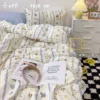 Sff6abd93f0634efe8253230fbc6bf7e2L.webp Ins Nordic Black Dot Bedding Set