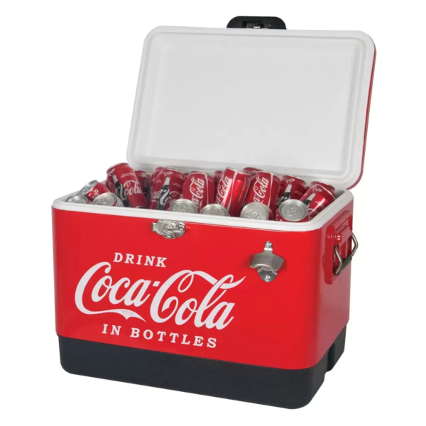 oxfr7p8f Coca-Cola Stainless Steel Ice Chest Bundle